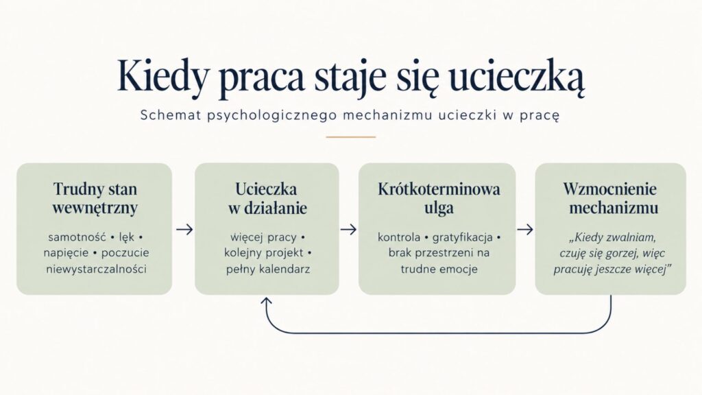 Kiedy praca staje się ucieczką